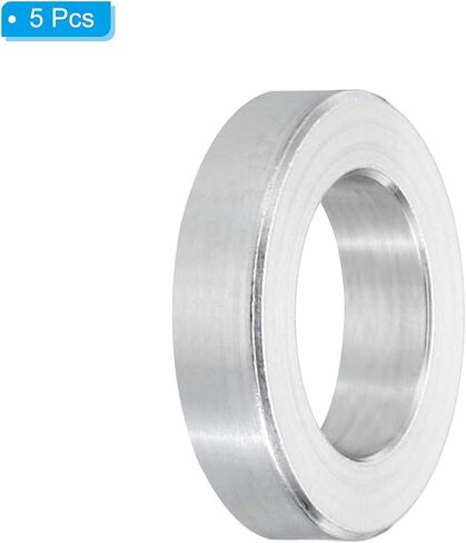 PATIKIL M12 Aluminum Spacers, 5 Pcs Metal Spacer Aluminum 12.5mm ID x 20mm OD x 8mm L Aluminum Spacer Screw Standoff Round for 1/2inch or M12 Screw Bolts in Saudi Arabia