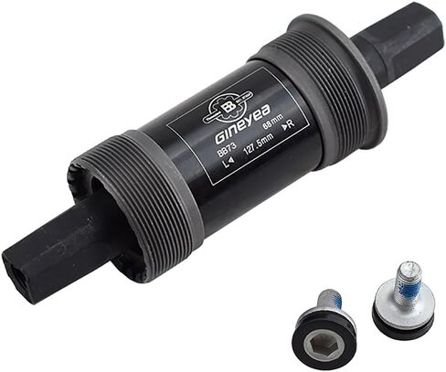 Bicycle Bottom Bracket Square Taper BSA 68mm x 103/107110.5/113/116/118/120/122.5/124.5/127.5mm Compatible with Shimano BB-UN26/BB-300/BB-100/BB-101 in Kuwait