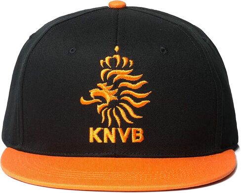 قبعة Snapback مرخصة رسميًا من هولندا KNVB باللون الأسود/البرتقالي in Saudi Arabia