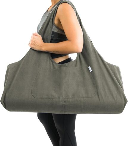 Large Yoga Mat Bag | The ORIGINAL YogiiiTotePRO | Large Yoga Bag or Yoga Mat Carrier with Side Pocket | Fits Most Size Mats in Kuwait