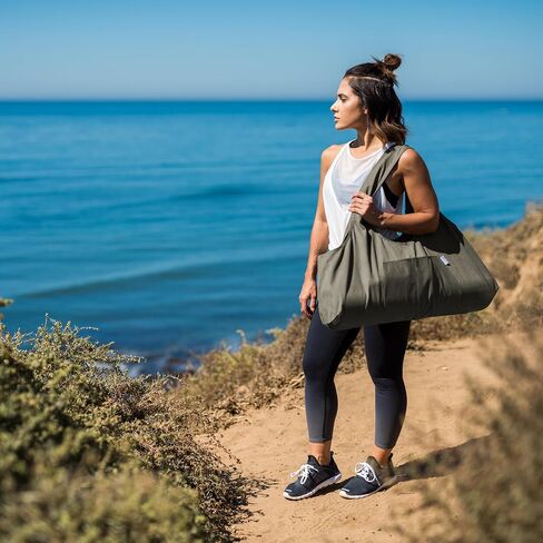 Large Yoga Mat Bag | The ORIGINAL YogiiiTotePRO | Large Yoga Bag or Yoga Mat Carrier with Side Pocket | Fits Most Size Mats in Kuwait