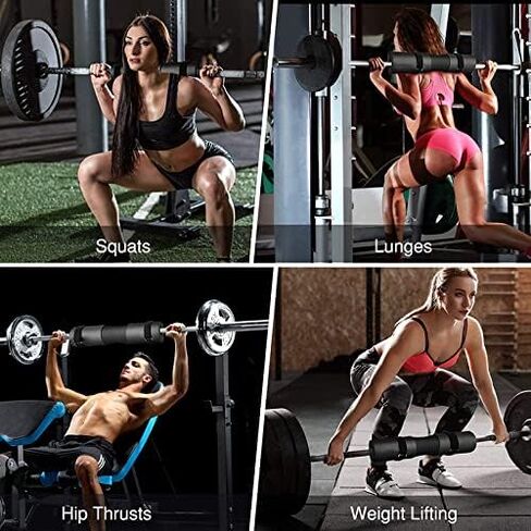 Squat Pad for Squats, Hip Thrusts and Lunges Barbell Pad Built-in Velcro Straps and Anti-Skid Points for Squats Protective Pad Support for Shoulder and Hip Joints in Saudi Arabia