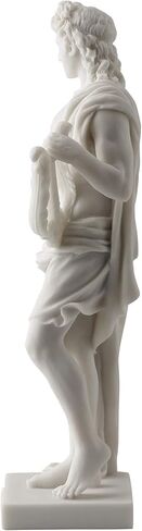 أبولو - تمثال إله الضوء والموسيقى والشعر اليوناني بلمسة نهائية بيضاء in Kuwait