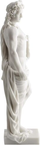 أبولو - تمثال إله الضوء والموسيقى والشعر اليوناني بلمسة نهائية بيضاء in Kuwait