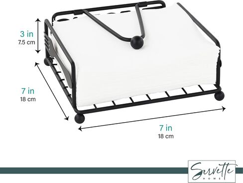 Cuisine Metal Napkin Holder with Weight for Lunch Napkins in Saudi Arabia