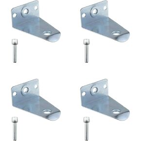 4PCS Replacement Blind Fixing for Horizontal Blind Sunshade Window Door Fixing Bracket with Mounting Screw Fixing Hook for Metal Blind Curtain