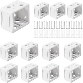 12 Pcs 1 Inch Blind Brackets mini blind brackets Blinds Box Mounting Bracket Window Blind Brackets for Headrail Holder