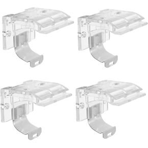 4pcs Cellular Blinds Peg Hooks Curtain Holders for Drapes Blinds Bracket Vertical Blinds Replacement Parts Blind Hold down Brackets Blind Clips Blind Accessories Safety Brackets