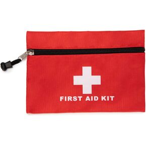Red First Aid Bag Small First Aid Kit Empty Medical Storage Bag for First Aid Kits Pack Emergency Hiking Backpacking Camping Cycling Travel Car (Red 6.3x4.3 1PC)