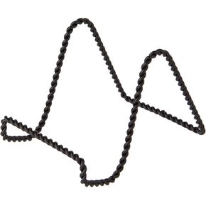 Bard's Twisted Black Wire Easel Stand, 3" H x 3" W x 4" D