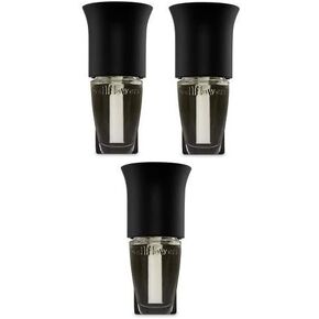 Bath and Body Works 3 Pack Black Flare Wallflowers Fragrance Plug.