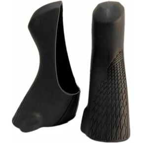 Bike Brake Levers Hoods Compatible with Shimano ST-R2000/R3000/R3030 Silicone Grips Protector,1 Pair/Black
