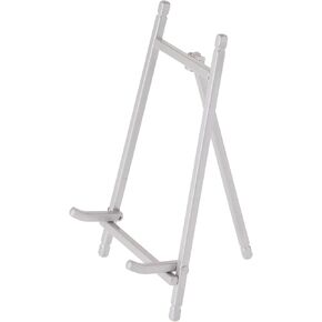 Bard's Satin Silver-toned Metal Easel, 7" H x 4.25" W x 4.5" D