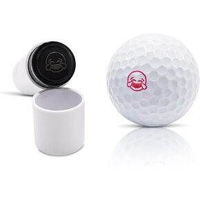 Laughing with Tears of Joy Emoji Golf Ball Stamp