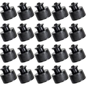 Amosfun 20Pcs Push Pull Bottle Caps Replacements - 28mm Cap Bottle Lid with Leak-proof Design and Easy to Use