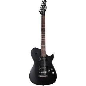 Cort 6 String Solid-Body Electric Guitar, Right, Satin Black, Full (MBM1SBLK)