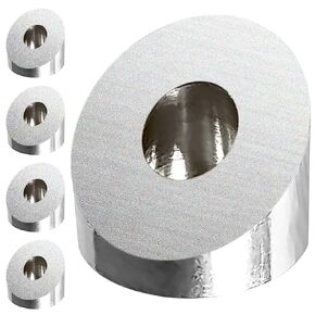 5PCS Stainless Steel Angle Beveled Washers 1/4" 30-Degree 304 Stainless Steel Handrail Washers for Grade Deck Stair Railing Wood Diagonal Washer Threaded End Stud Hardware Accessories