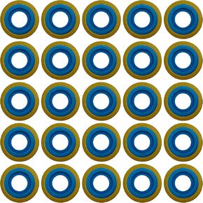 Premium Blue Viton Oxygen Regulator Yoke Washer Seals 25-Pack