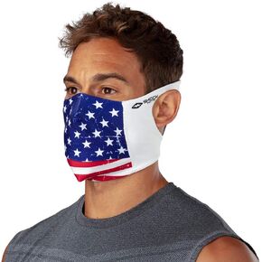Shock Doctor Reusable Face Mask for Athletes Facemask Safe Opening for Drinking Adults Youth