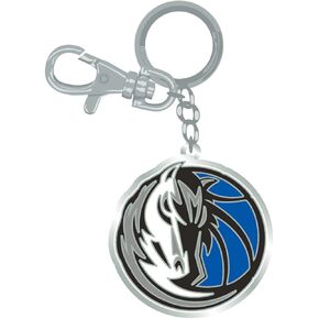dallas mavericks keychain zamac logo