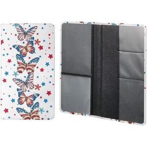 Cow Print Car Registration & Insurance Card Holder for Women Men, PU Leather Auto Glove Box Document Organizer Vehicle Owners Wallet Case ID Paper Folder Driver license Pouch