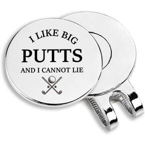 Golf Ball Marker with Magnetic Hat Clip Funny Golf Ball Marker Golf Hat Magnetic Clip Engraved Golfer Golf Lovers Gift