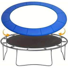 14FT Universal Trampoline Pads, Round Replacement Trampoline, Weatherproof Spring Cover, Safety Pad Trampoline, PVC & PE Foam Protection
