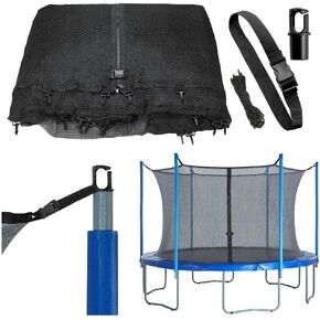 Upper Bounce Universal Trampolines Safety Nets for Round Trampoline Frame - Trampoline Replacement Net - Compatible with Most Trampoline Brands