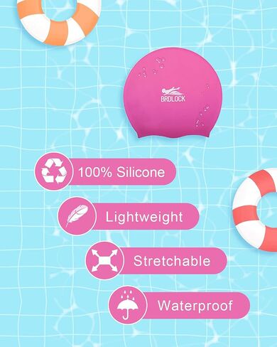 Swim Cap Kids Extra Large Swim Cap for Braids and Dreadlocks Waterproof Silicone Swimming Caps for Girls Boys Children Youth Teen Large Swim Hat for Long Hair Thick Curly Hair Weavs Afro Hair in Saudi Arabia