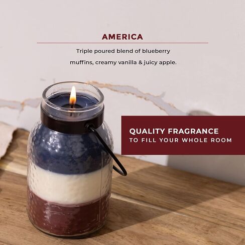 A Cheerful Giver America 16 oz. Simplicity Lantern Jar Candle in Saudi Arabia