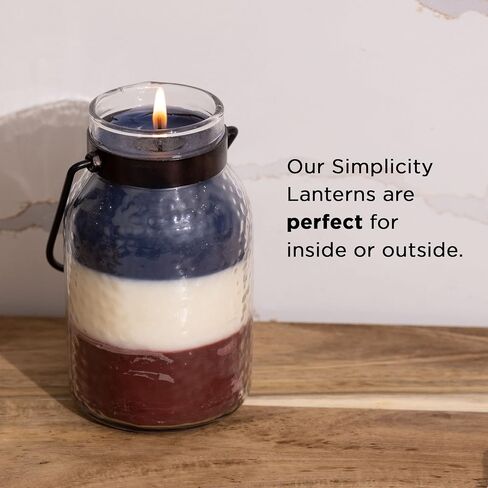 A Cheerful Giver America 16 oz. Simplicity Lantern Jar Candle in Saudi Arabia