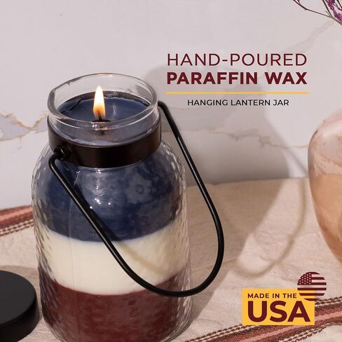 A Cheerful Giver America 16 oz. Simplicity Lantern Jar Candle in Saudi Arabia
