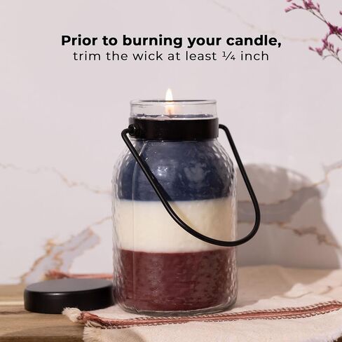 A Cheerful Giver America 16 oz. Simplicity Lantern Jar Candle in Saudi Arabia