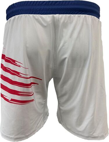 Strength, Honor and Pride Sublimated American Flag MMA Fight Shorts Muay Thai boxer Kickboxing BJJ Training short in Saudi Arabia