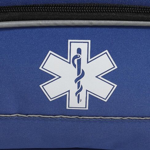 Empty Red First Responder Bag On Call Trauma Bag EMT First Aid Carrier for Paramedics and Emergency Medical Supplies Kit (Blue) in Saudi Arabia