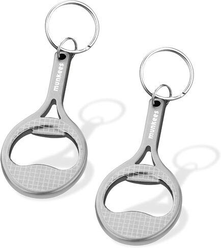 Tennis Bottle Opener Keychain 2 Pack Aluminium Key Opener, Outdoor Travel Accessories Blue in Saudi Arabia