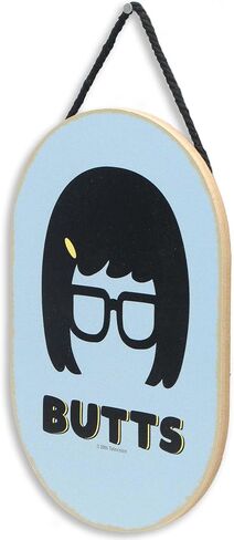 Open Road Brands Bob's Burgers Tina Uhhh Wood Wall Decor - Funny Bob's Burgers Sign for Home Decorating in Saudi Arabia