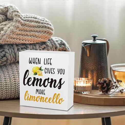 Summer Decor, Summer Decorations for Home Office, Summer Sign, Lemon Sign, Lemon Kitchen Decor, Pucker Up Buttercup Sign, Summer Office Desk Decor 5 X 5 Inch in Saudi Arabia