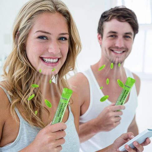 90 Pcs Travel Size Mouthwash Bulk Mint Coconut 0.41 Fl oz Individual Packet Mini Mouth Wash Packet Portable Alcohol Free Pocket Size Mouthwash for Adult After Meals Coffee Hotel Office in Kuwait