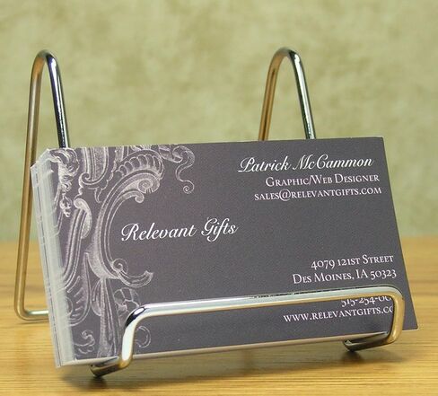 BANBERRY DESIGNS Silver Wire Easel Display Stand - Smooth Chrome Metal - 3 Inch - Pack of 6 in Saudi Arabia