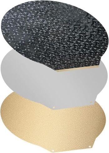 متوافق مع لوحة بناء الطابعة ثلاثية الأبعاد Flsun V400 بقطر مستدير 309 مم محكم PEI/ملاءة سرير مرنة من الفولاذ المغناطيسي الناعم الجديد in Saudi Arabia