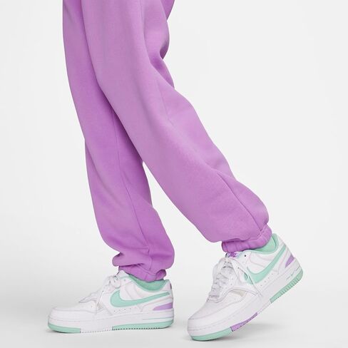 Nike Sportswear Phoenix Fleece Women's High-Waisted Oversized Sweatpants (US, Alpha, Medium, Regular, Regular, Rush Fuchisia/Sail) in Saudi Arabia