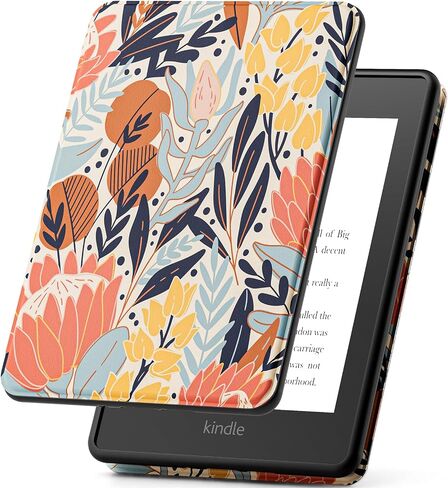 VORI Case for Kindle Paperwhite (11th Generation-2021) and Kindle Paperwhite Signature Edition, Soft TPU Lightweight Protective Smart Shell Cover with Auto Sleep/Wake, Dreamy Marble in Saudi Arabia