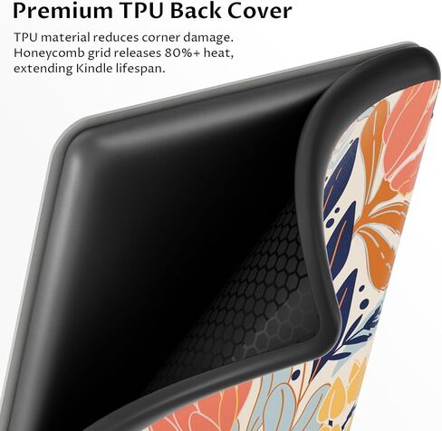 VORI Case for Kindle Paperwhite (11th Generation-2021) and Kindle Paperwhite Signature Edition, Soft TPU Lightweight Protective Smart Shell Cover with Auto Sleep/Wake, Dreamy Marble in Saudi Arabia