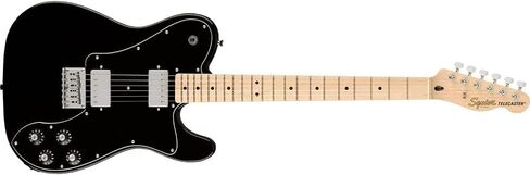 Squier by Fender Affinity Series Telecaster Deluxe (Maple fingerboard, Black) Bundle with Fender 10ft Cable (Straight/Straight), Fender Guitar 12-Pack Picks, and Fender 2" Guitar Straps in Saudi Arabia