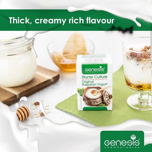 Bulgarian Yogurt Starter Culture Natural Probiotic Yogurt Culture Starter Homemade Yoghurt Starter up to 50 Liters Lactobacillus bulgaricus 10 sachets in Saudi Arabia