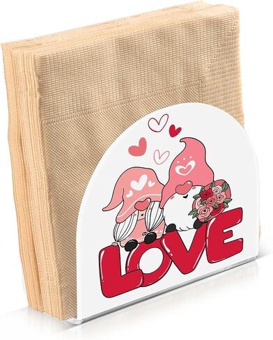 Christmas Flamingo Tropical Palm Tree Napkin Holder, Acrylic Napkin Holders for Table Cocktail Napkins Dispenser Paper Stand for Home Kitchen Restaurant Bar, 1 Pc in Saudi Arabia