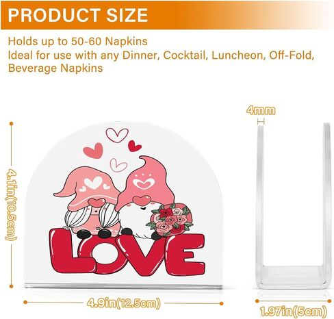 Christmas Flamingo Tropical Palm Tree Napkin Holder, Acrylic Napkin Holders for Table Cocktail Napkins Dispenser Paper Stand for Home Kitchen Restaurant Bar, 1 Pc in Saudi Arabia
