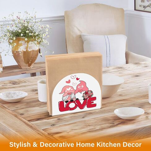 Christmas Flamingo Tropical Palm Tree Napkin Holder, Acrylic Napkin Holders for Table Cocktail Napkins Dispenser Paper Stand for Home Kitchen Restaurant Bar, 1 Pc in Saudi Arabia