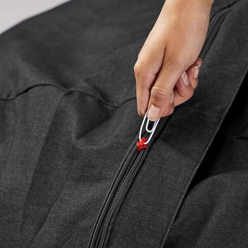 Big Joe Fuf XXL Cover Only Machine Washable, Black Lenox, Durable Woven Polyester in Kuwait